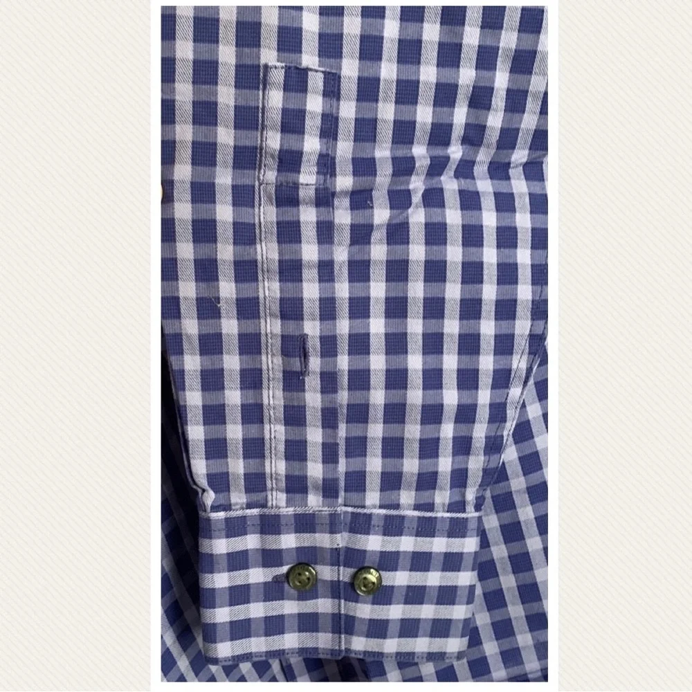Geoffrey Beene Purple & Lavender Plaid Dress Shirt
